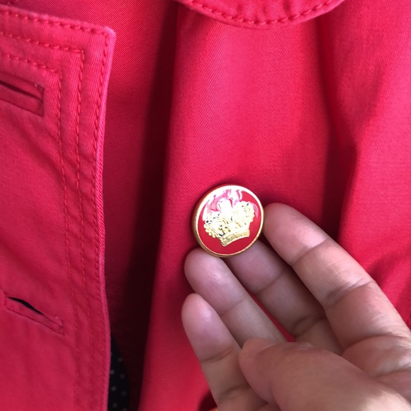 Juicy couture belted skirted trench rain jacket - Picture 5 of 13